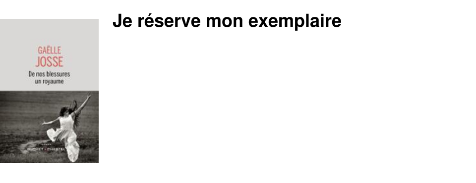 Je r�serve mon exemplaire