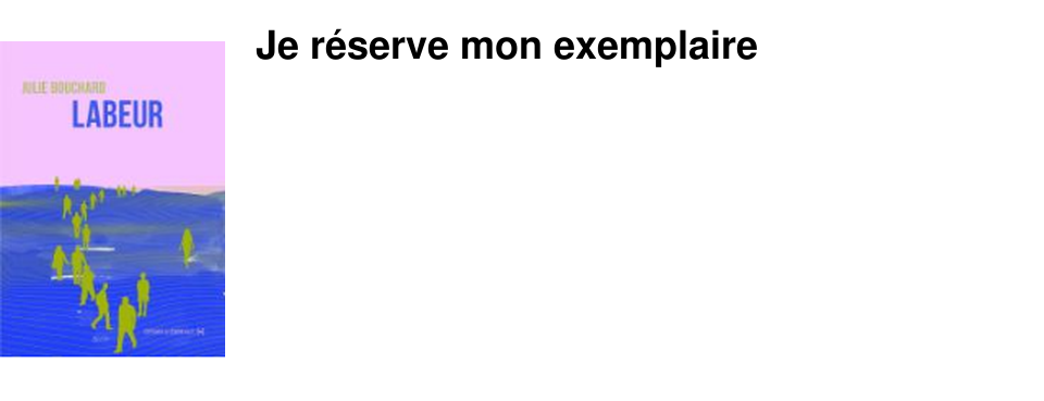 Je r�serve mon exemplaire