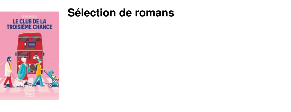S�lection de romans