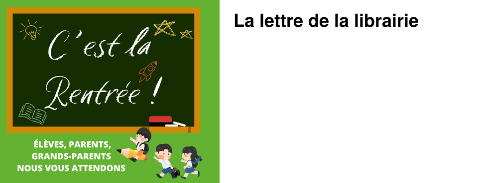 La lettre de la librairie