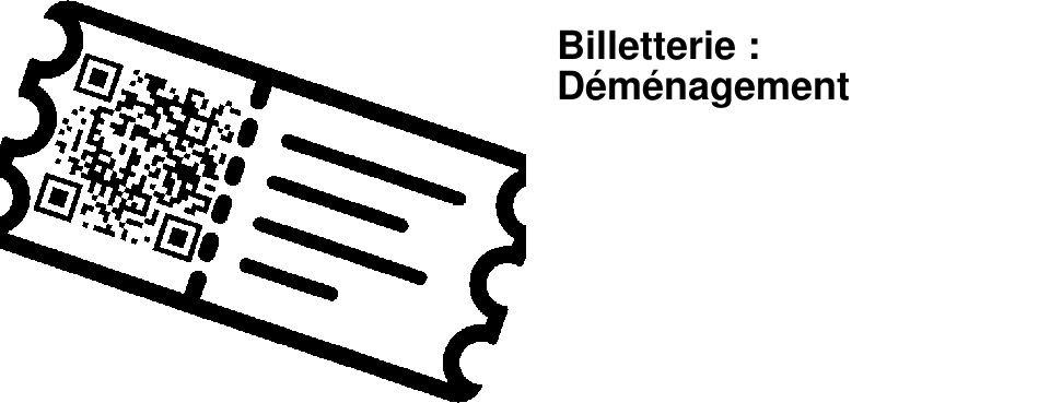 Billetterie : D�m�nagement